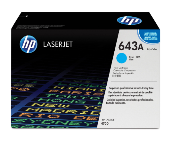  Q5951A (643A) CYAN TONER (10K)