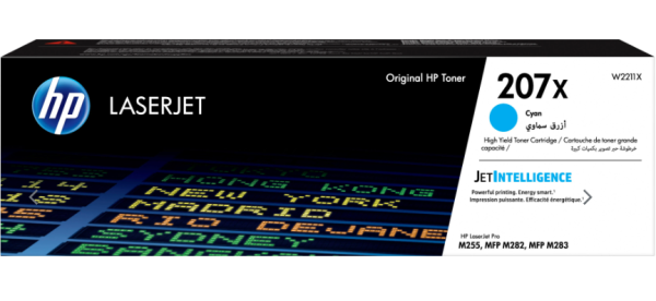  HP W2211X (207X) CYAN TONER 2.45K-ÇİPSİZ